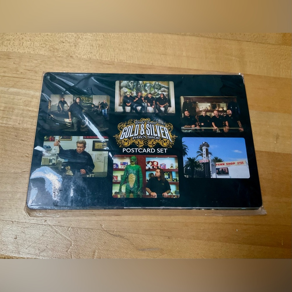 NWT Pawn Stars Gold & Silver Pawn Shop Postcard Set of 6